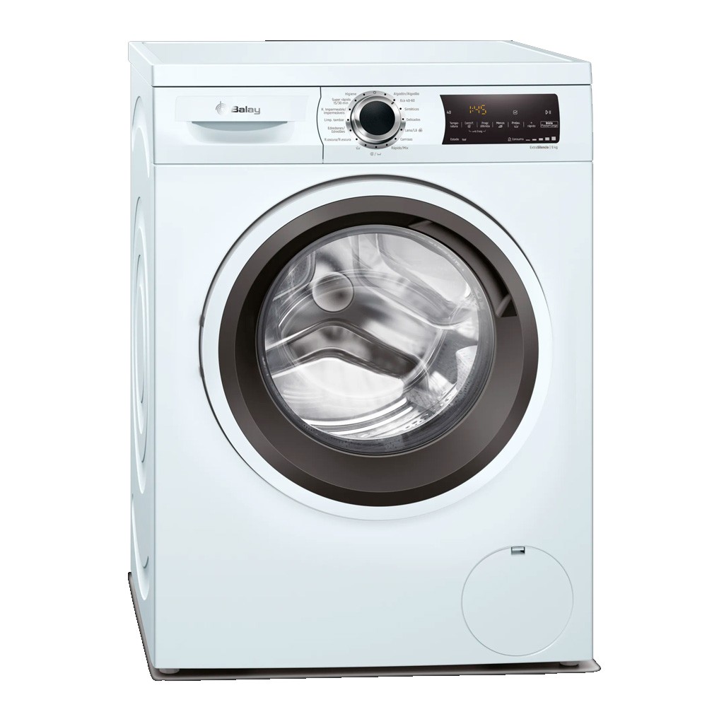 Lavadora Libre Instalación - Balay 3TS993BT, 9 Kg y 1200 RPM, Blanco