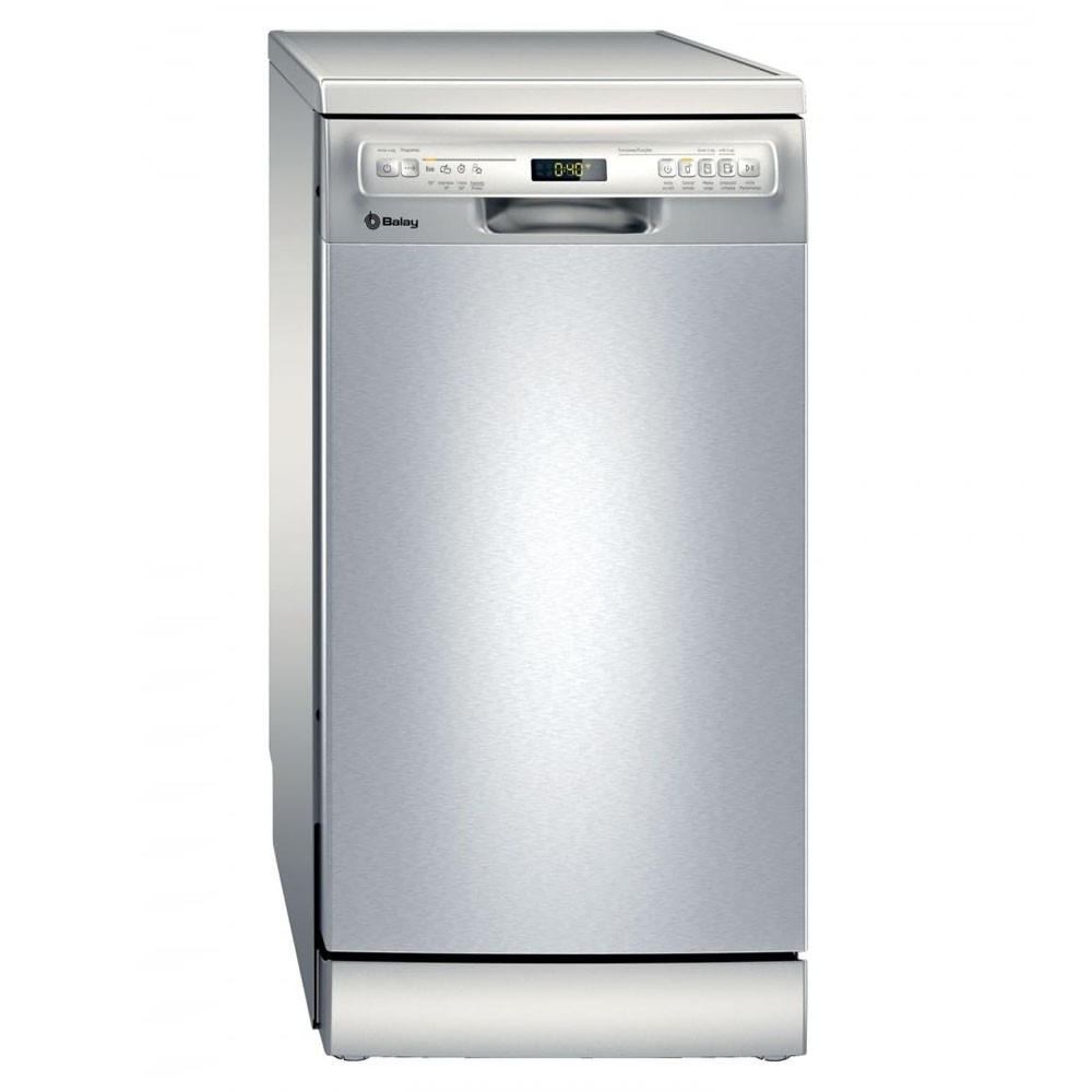 Lavavajillas Libre Instalación - Balay 3VN4010IA, 9 servicios, 48dB, 45cm, Eficiencia F, Inox