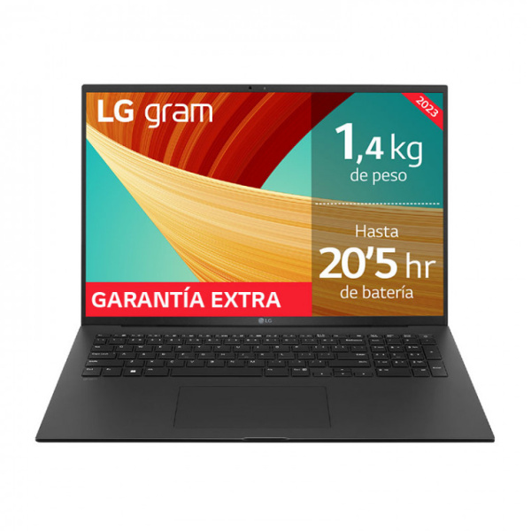 LG gram 17Z90Q-E - Portátil ultraligero de 43,2 cm (17'') WQXGA 16:10 IPS