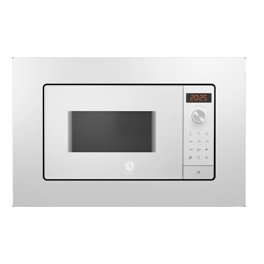 Microondas Integrable - Balay 3CG6142B3, Grill, 800 W, Blanco