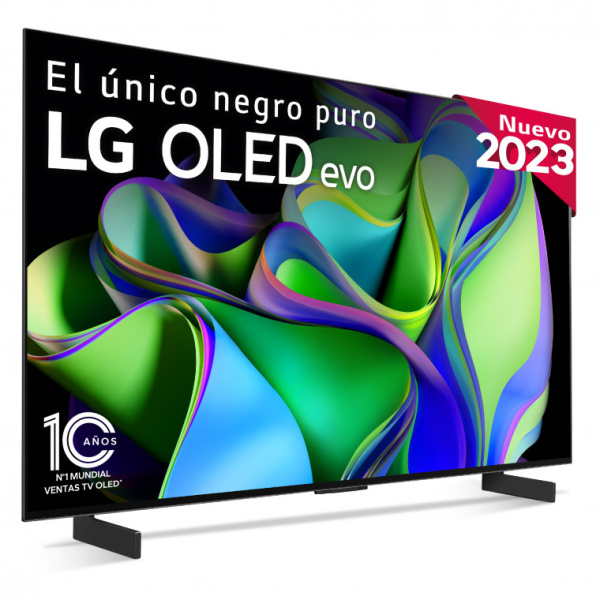 Outlet TV LG OLED evo 4K de 42'' C3, Procesador Máxima Potencia, Dolby Vision / Dolby ATMOS, Smart TV webOS23