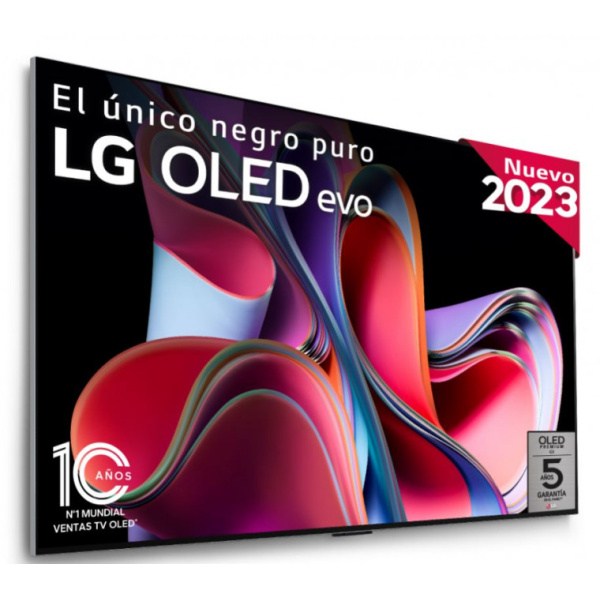 Outlet TV LG OLED evo 4K de 55'' G3, Procesador Máxima Potencia, Dolby Vision / Dolby ATMOS, Smart TV webOS23