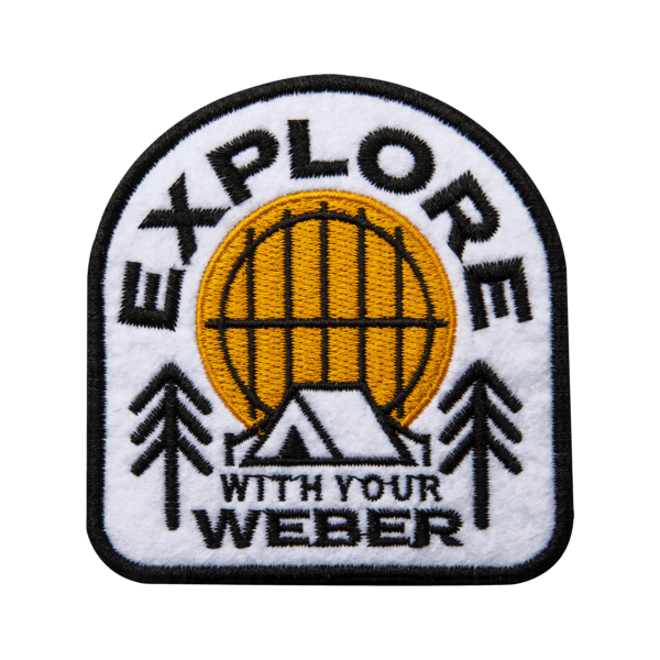 Parche con ilustración “Explore” Weber Limited Edition