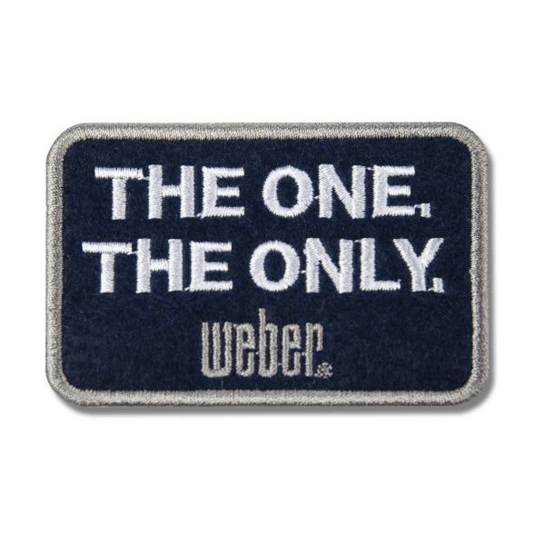 Parche con la leyenda “The One, The Only” Weber Limited Edition