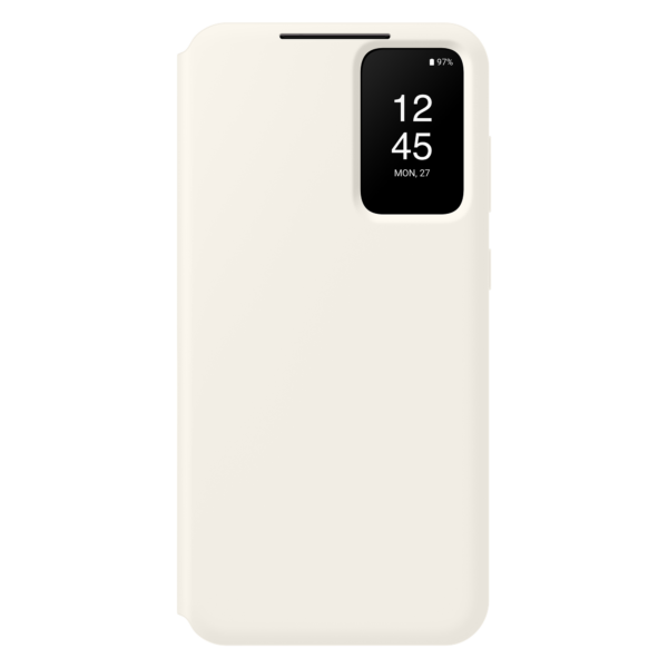 SAMSUNG Galaxy S23+ Smart View Wallet Case – Cream, Cream