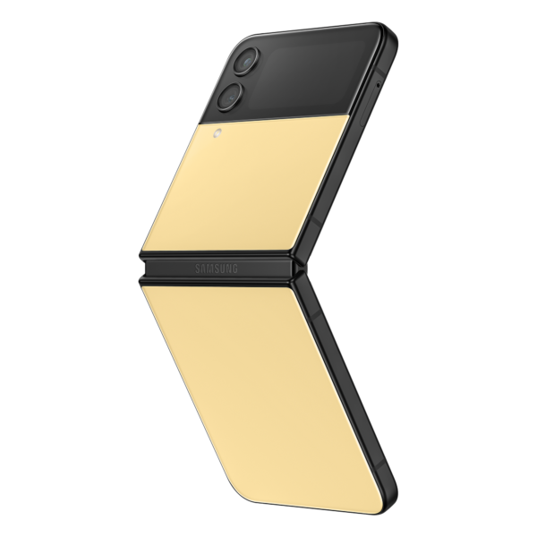 SAMSUNG Galaxy Z Flip4 Bespoke Edition – Black/Yellow/Yellow, Black/Yellow/Yellow