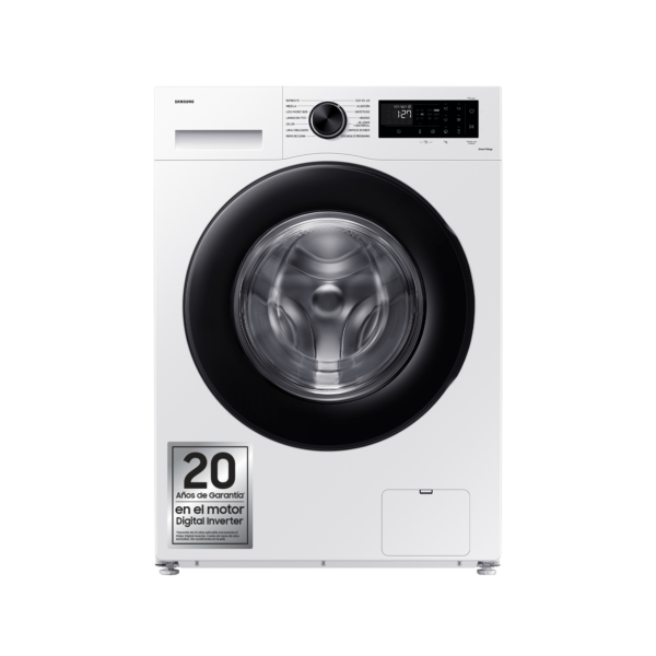 Lavadora de carga frontal SAMSUNG  Ecobubble™ Blanca 8Kg Blanco