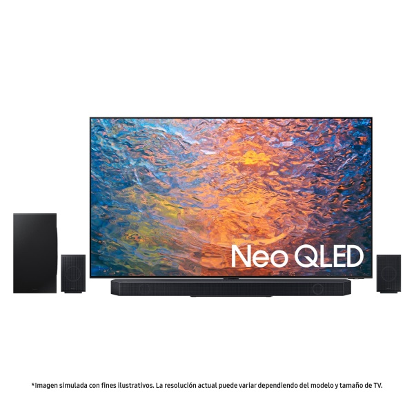 Samsung Pack TV QN95C Neo QLED + Barra de sonido HW-Q930C - Phantom Black, Phantom Black