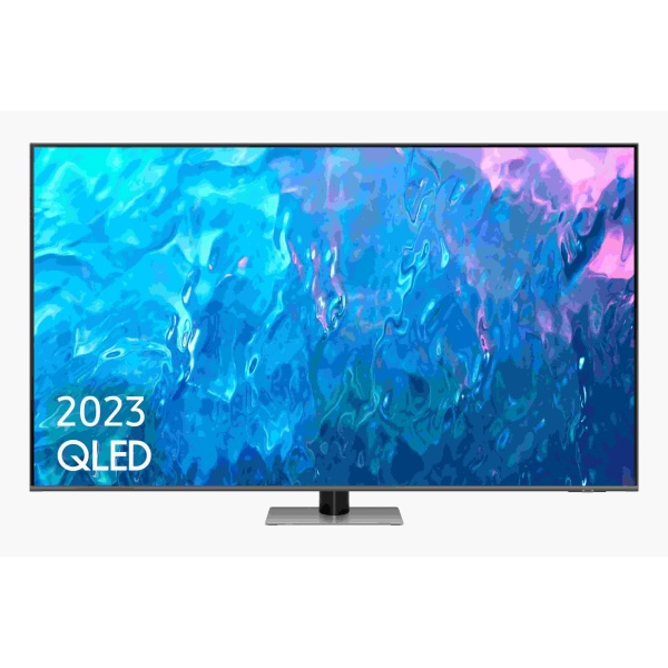 Samsung TV Q77C QLED 138cm 55" Smart TV 2023 - Silver, Silver