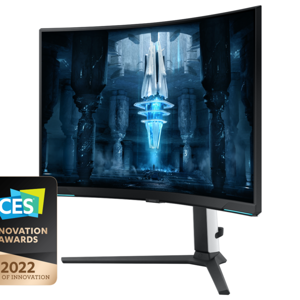 Samsung Monitor Gaming Odyssey Neo G8 UHD 32″ con curvatura 1000R, 240Hz y Quantum Mini-LED – White