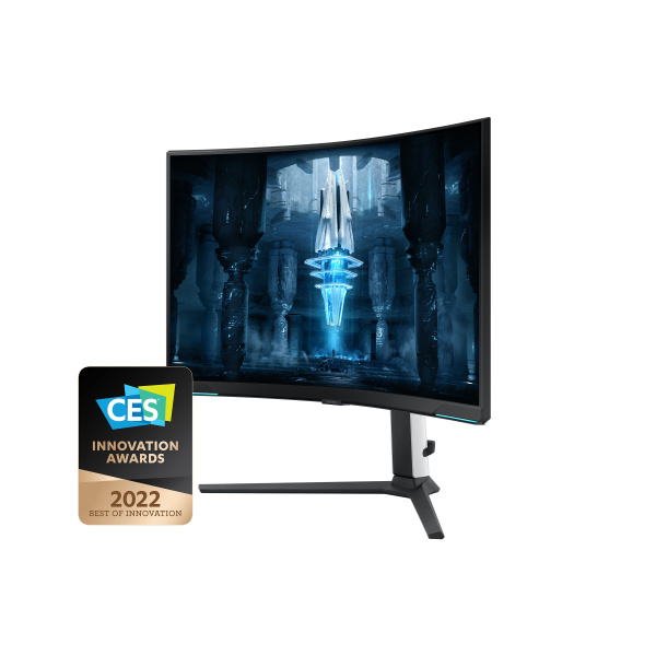 Samsung Monitor Gaming Odyssey Neo G8 UHD 32" con curvatura 1000R, 240Hz y Quantum Mini-LED - White, White