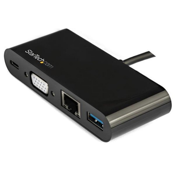 StarTech Docking Station USB Tipo C VGA GbE con Puerto USB 3.0