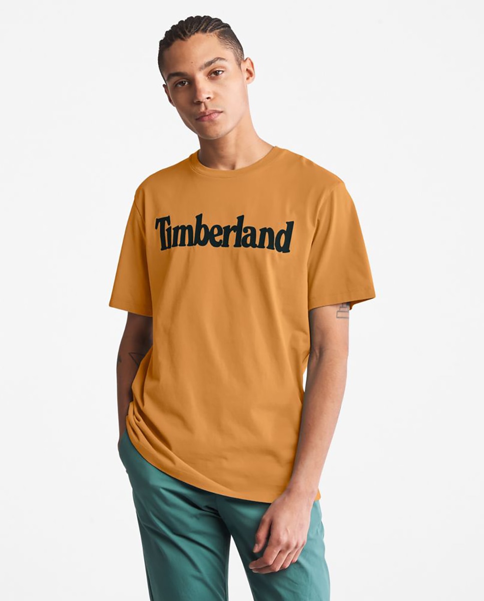 Timberland - Camiseta De Hombre De Manga Corta Color Rojo