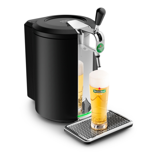 Tirador de cerveza, Barril 5L, 65 W, Compacto