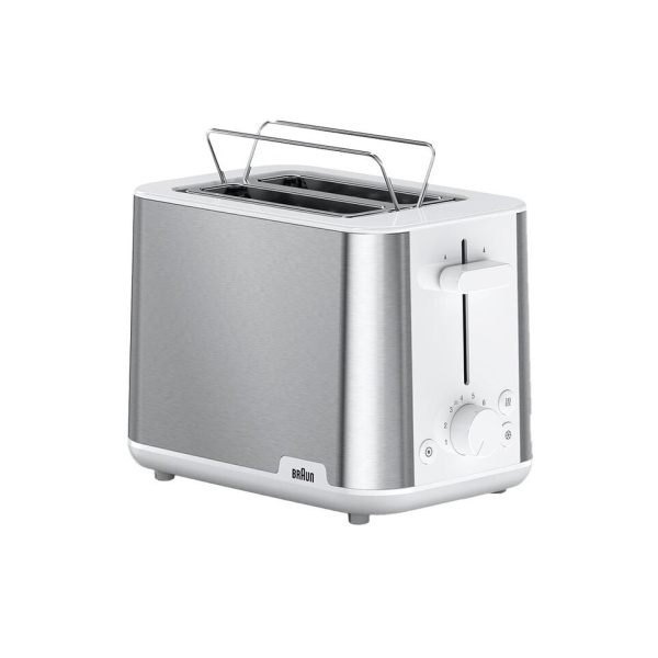 Tostador PurShine BRAUN HT1510 Blanco: Calidad y Estilo para tu Cocina.