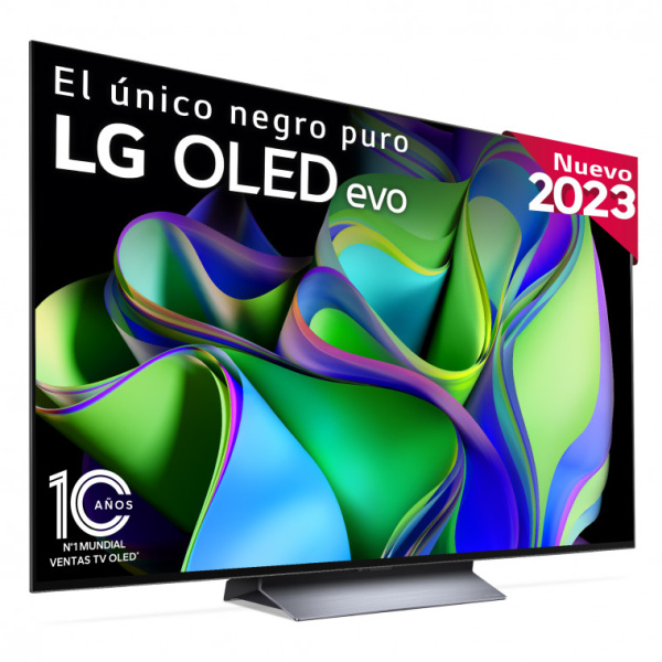 TV LG OLED evo 4K de 55'' C3, Procesador Máxima Potencia, Dolby Vision / Dolby ATMOS, SmarTV webOS23, el mejor TV para Gaming.