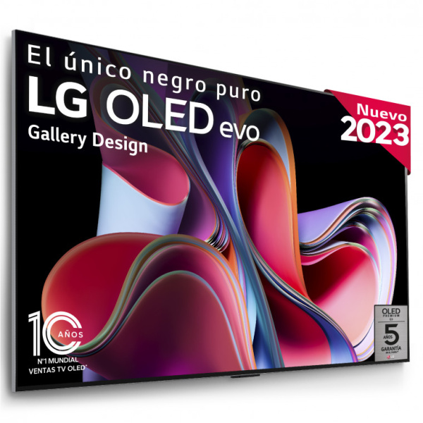 TV LG OLED evo 4K de 65'' G3, Procesador Máxima Potencia, Dolby Vision / Dolby ATMOS, Smart TV webOS23, el mejor TV para Gaming