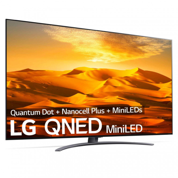 TV LG QNED MiniLED 4K 65'' Serie 91, Procesador Gran Potencia, Dolby Vision / Dolby Atmos, Smart TV webOS22